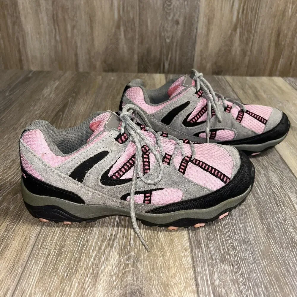 Gander Mountain Trail Climber Explorer Low Pink Gray Youth Size 5 Sneaker Shoes
